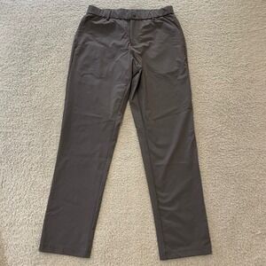 Bearbottom Chino Pants Mens M 30" Gray Elastic Waist Nylon Performance Stretch